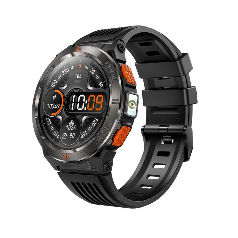 Sports GPS GS500 LED Flashlight Oxygen Monitoring Men Bluetooth Bracelet Wristband Smart Watches Smartwatch