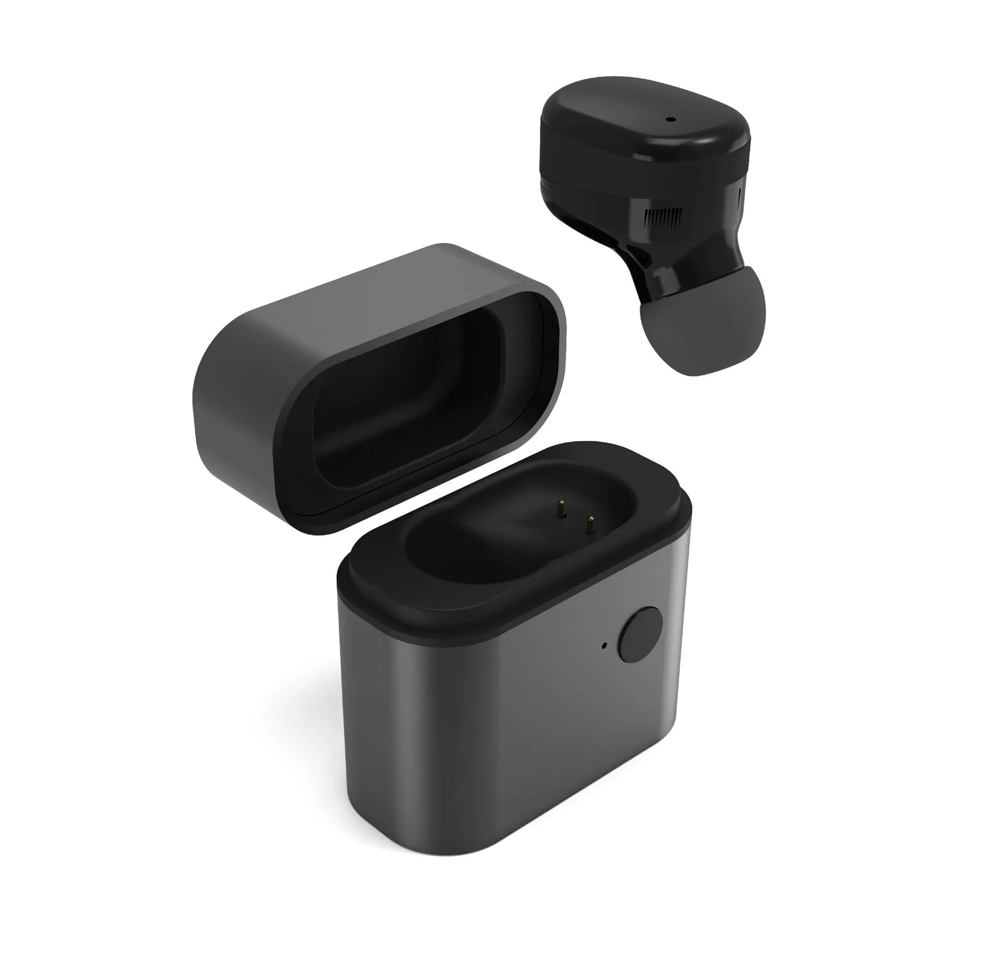Digital Single in-Ear Hearing Amplifier with Bluetooth 5.3 and Environmental Noise Control for Enhanced Senior Auditory
