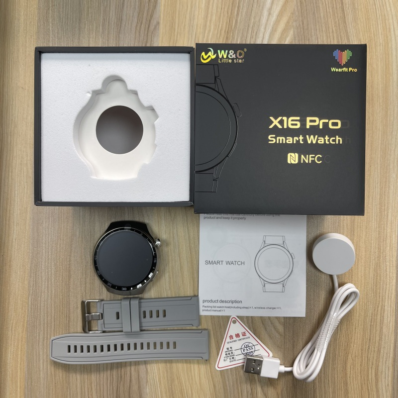 Smart Watch Bluetooth Call Heart Rate Oxygen Sleep Monitoring NFC Access Control