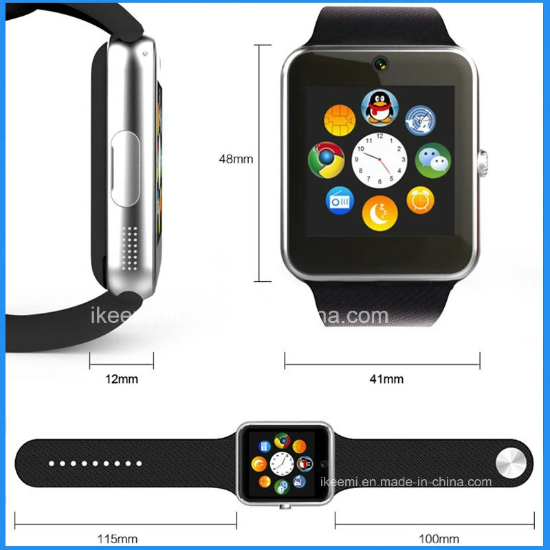 Gt08 Wrist Smart Digital Health Watch Mobile Phone with Bluetooth Accept OEM