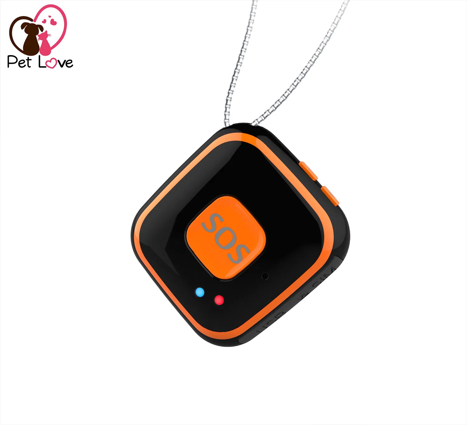 Mini GPS Tracking Device Pendant for Kids Elderly Real Time Locator