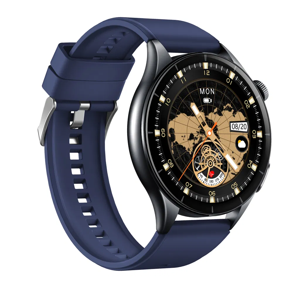 The Latest IP68 waterproof Digital bluetooth smart watch with HR blood pressure SPO2 body temperature for Senior healthcare E458