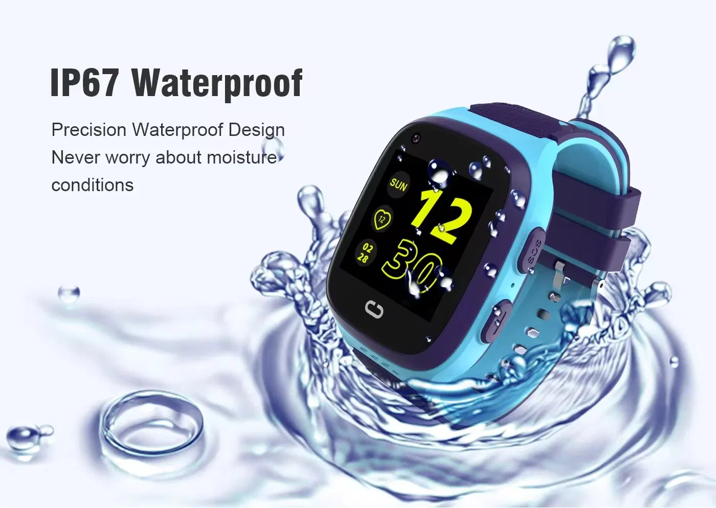 Smart GPS Tracker Watch with Sos for Children and Seniors Lt31