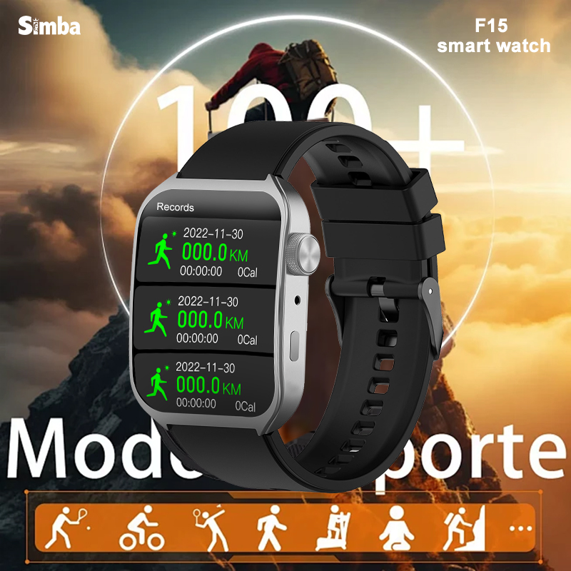 New High-Quality Model Fitness Sports Tracking F15 Smartwatch Full Touch