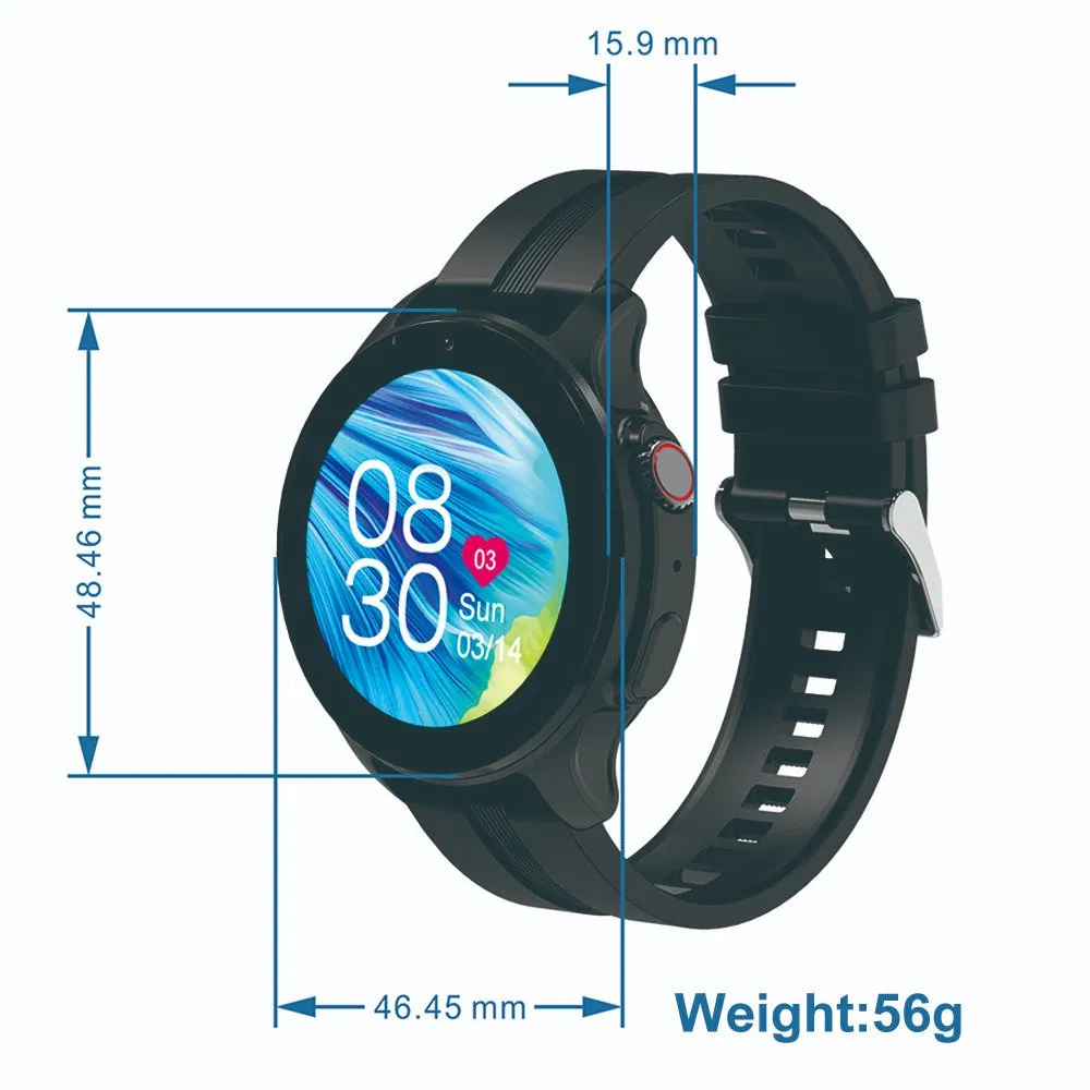 Wholesale China manufacture 4G IP67 waterproof digital student smart GPS tracker watch with safety zone setup SOS panic button no disturbing in class D42