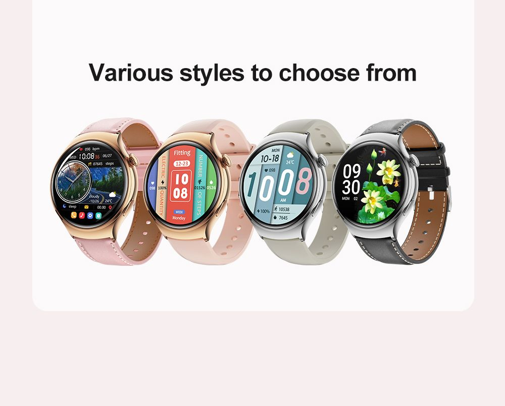 Android Ios Phone Smart Watch Blood Glucose Monitoring ECG Smart Watch with Temperature Blood Pressure Oxygen Fitness Tracker Health