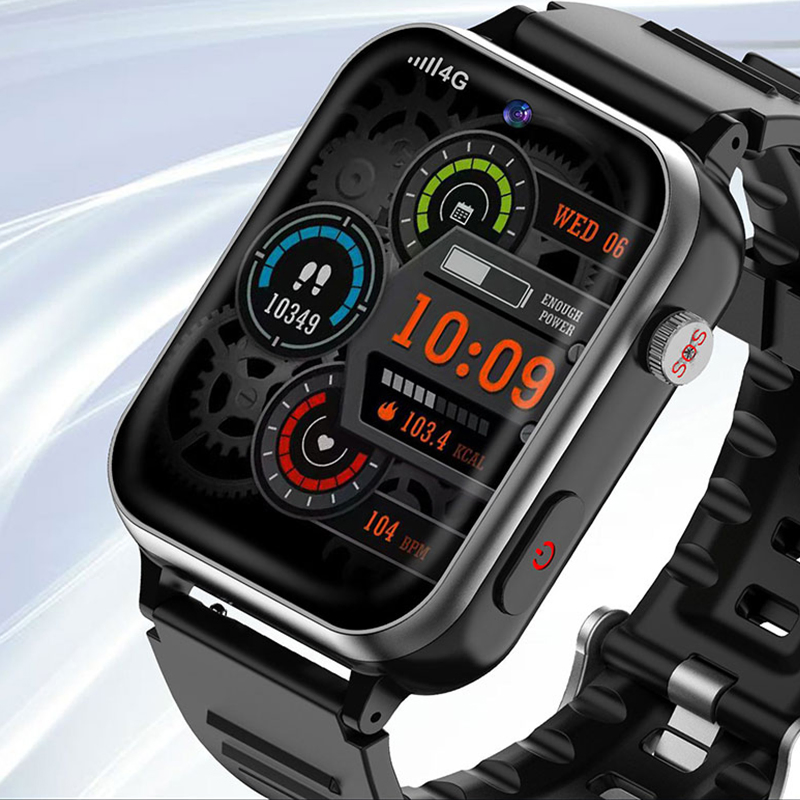 OEM Anti-Fall GPS Smart Watch Video Camera for Elderly with Health Monitoring Support Sdk Protocol Custom