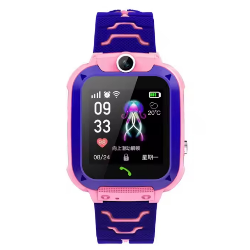 Sos Antil-Lost SIM Card Clock Call Location Tracker Waterproof Q12 Kids Smartwatch