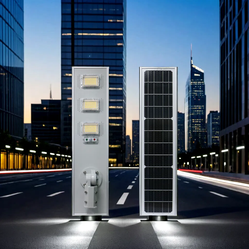 Advanced Solar Street Lighting System with Monocrystalline Efficiency