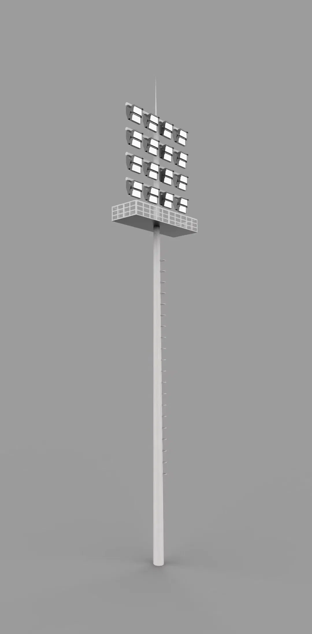 IP66 Waterproof Factory Price 30m Airport High Mast Tower Pole with LED Flood Lightging