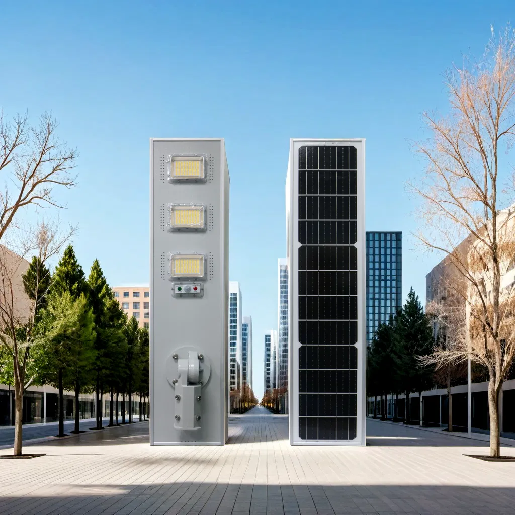 Advanced Solar Street Lighting System with Monocrystalline Efficiency