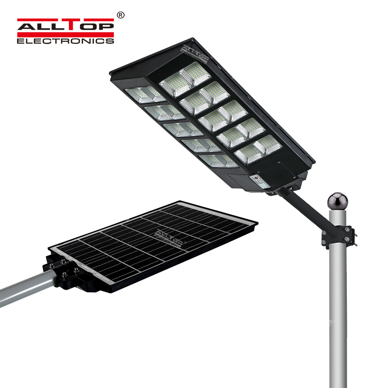Alltop All in One 300W 400W 500W IP65 Waterproof Garden Park Outdoor Integrated Solar LED Street Lamp