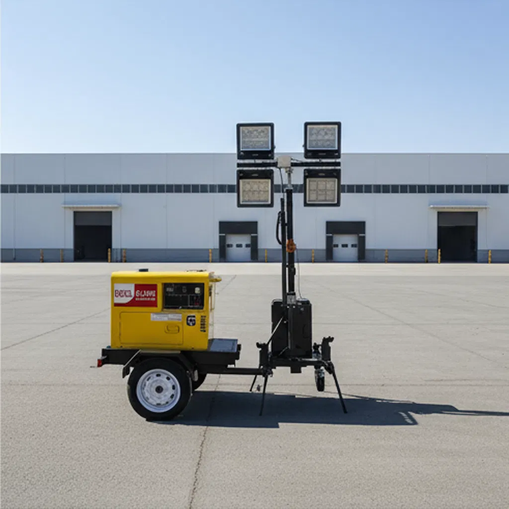 Factory Price Lighting Silent Generator Emergency Cummins Engine Diesel Portable Mobile Tower