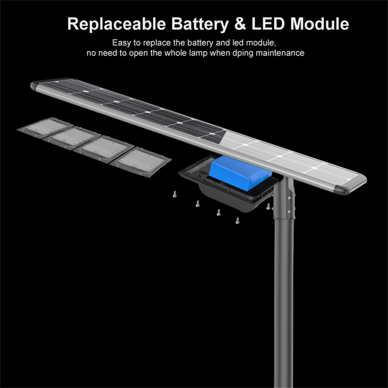 Outdoor Solar Street Lamp 30W 60W 150watt LED Solar Powered Street Light