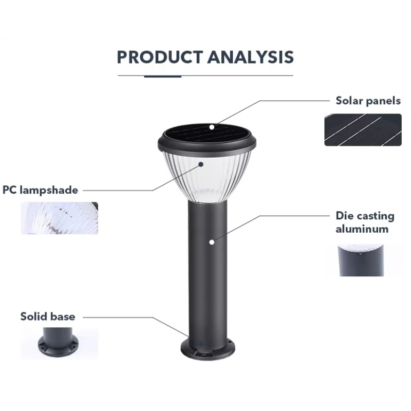 Hot Sales Long Battery Life Waterproof Outdoor Lighting Solar-Powered LED Garden Lights Easy Setup for Lasting Illumination