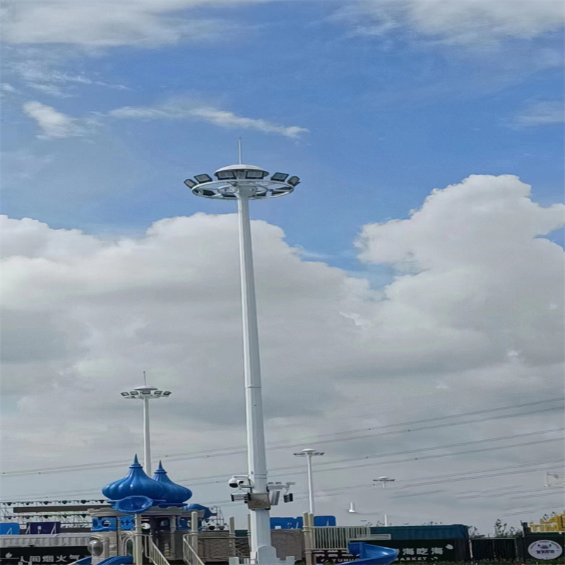 Round Sodium Light High Mast Tower