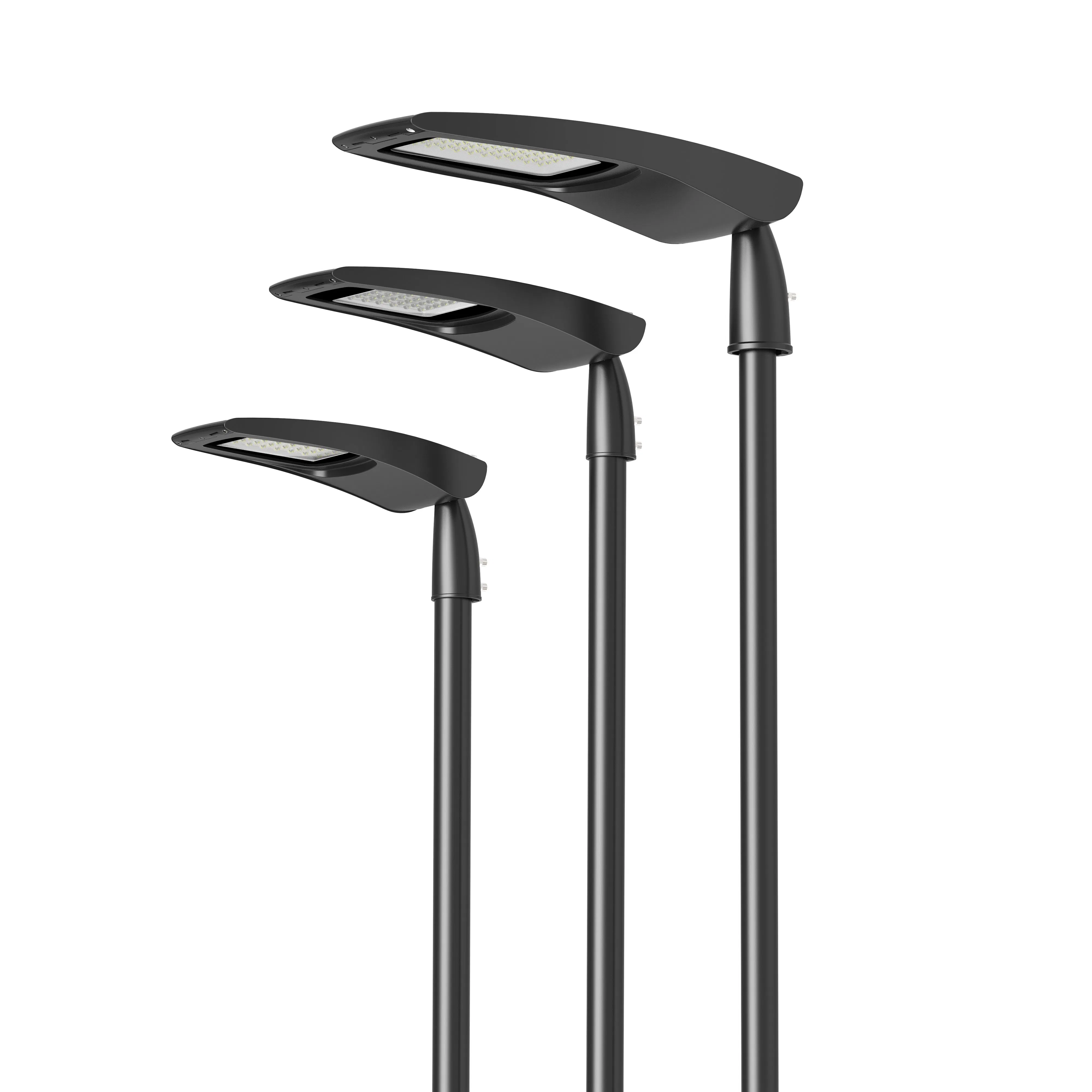 Smart Outdoor LED Street Lights Dali Zhaga Duck to Dawn Photocell Intelligent Parking Lot Lighting Luminaires