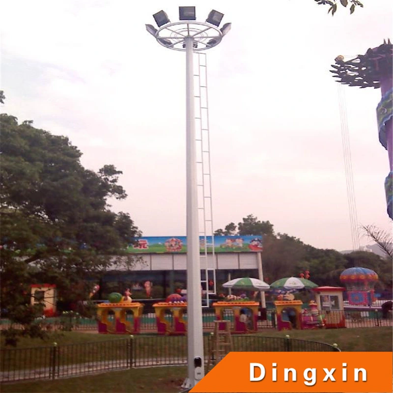 15m Stadium High Mast Light Pole Tower with Lifting System