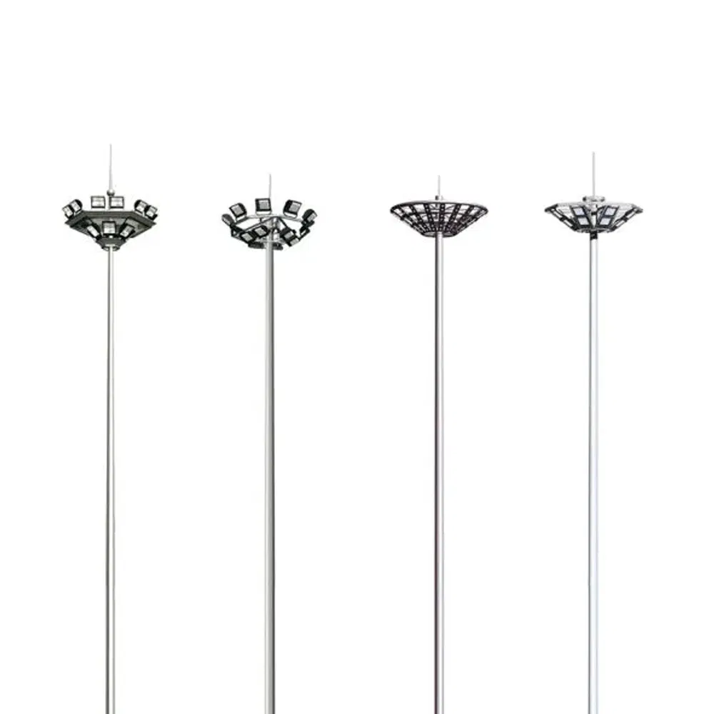 Solar/LED/ High/Mast Light/Lighting/Lamp Round/Conical Polygonal Octagon Q235/345 Hot/DIP/Galvanized Steel Street Light Pole