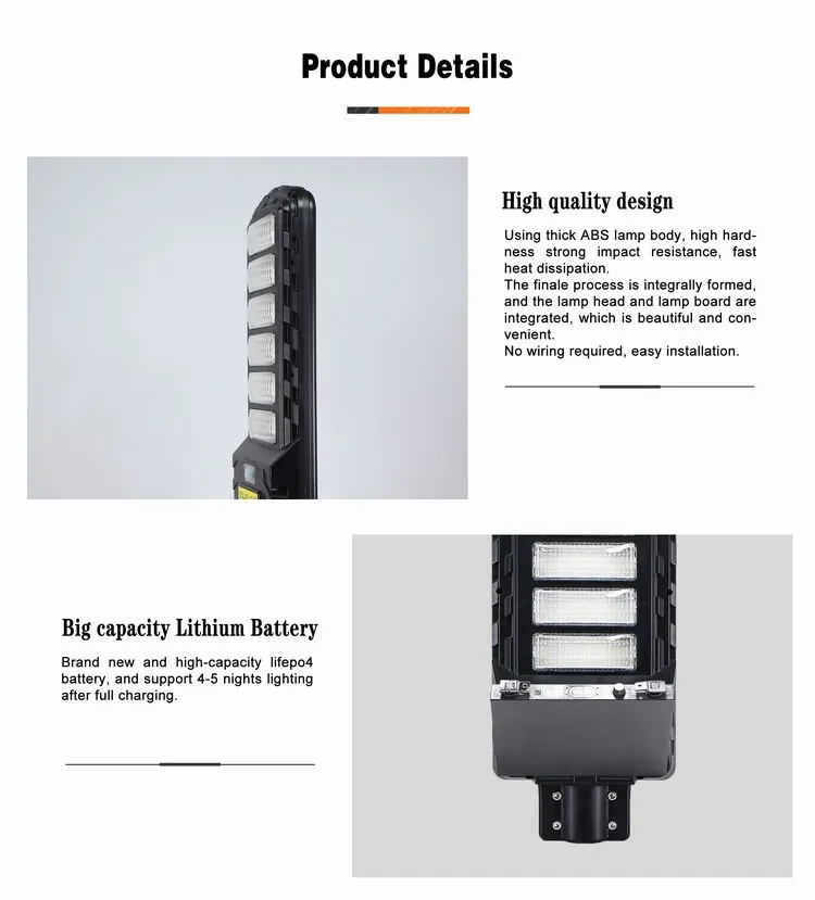 Solar Street Light Detail