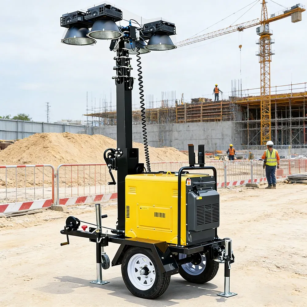 Floodlight Tower for Stadium Temporary Lighting
