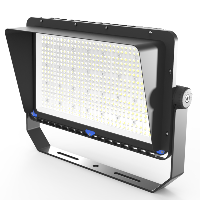 IP66 150lm/W Asymmetric Angle Dimmable 800W LED Flood Light Outdoor Stadium Football Field Flood High Mast Luminaire