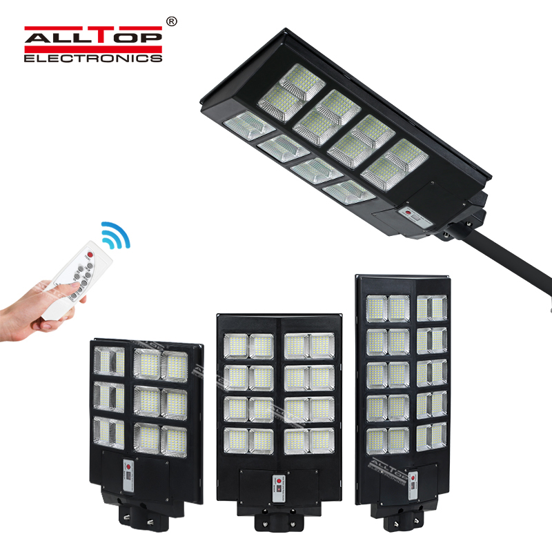 Alltop All in One 300W 400W 500W IP65 Waterproof Garden Park Outdoor Integrated Solar LED Street Lamp
