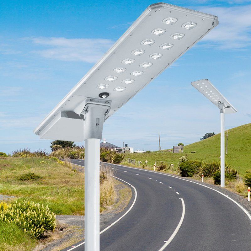 Chinese Price Smart Public Lighting Solar Powered Solar Street Light with Motion Sensor LiFePO4 Battery Supply