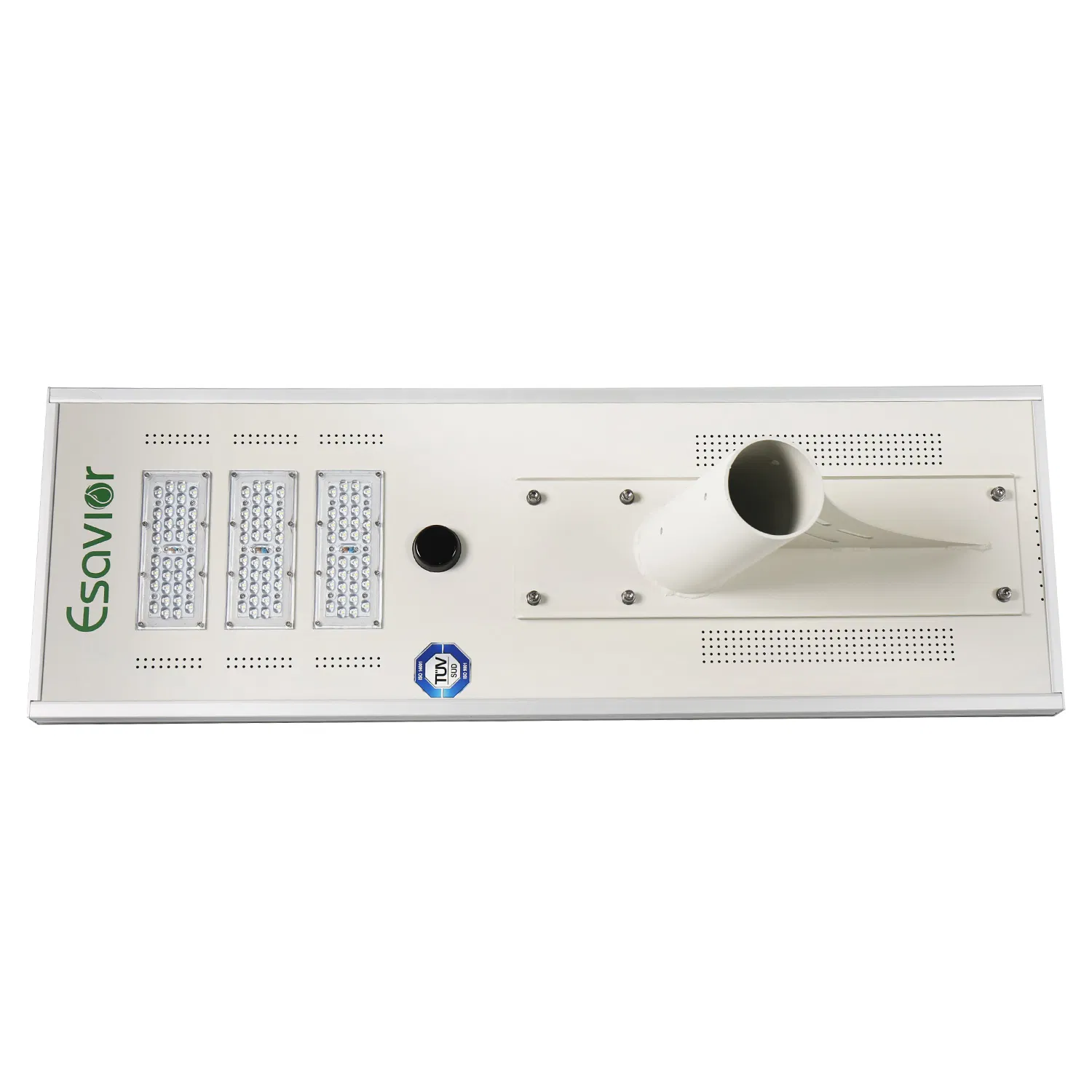 Factory Hot Selling 100W All in One Integrated LED Solar Road Lamp Outdoor Solar Powered Street Light with LiFePO4 Battery