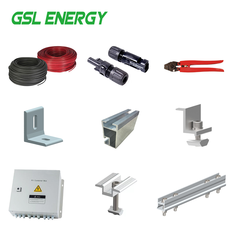 25 Years Warranty High Efficiency Monocrystalline Solar Panel Power Generator System 10kw 20kw 50kw Solar Home Lighting System