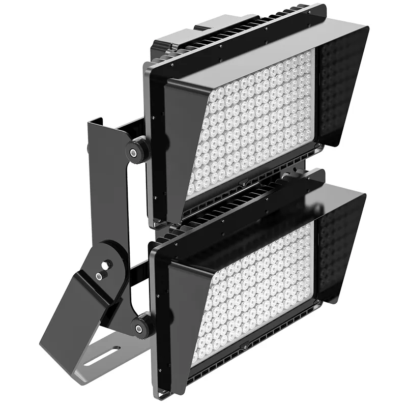 IP66 150lm/W Asymmetric Angle Dimmable 800W LED Flood Light Outdoor Stadium Football Field Flood High Mast Luminaire