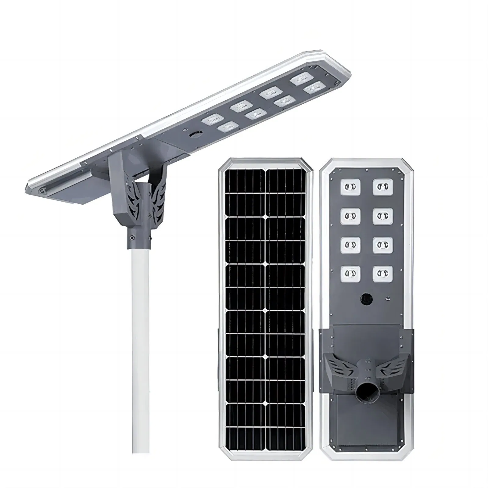 Powerful LiFePO4 Battery 60W 70W LED Solar Powered Street Light LED Outdoor Lights Dusk to Dawn Germany for Outdoor Environment