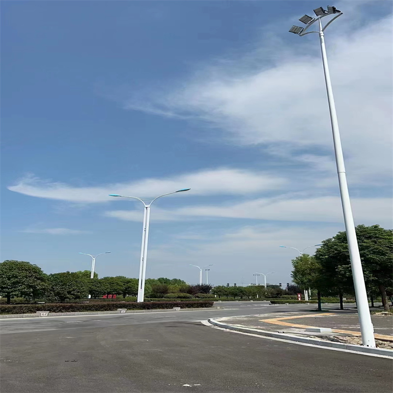 25m Stadium High Mast Light Pole Tower with Lifting System