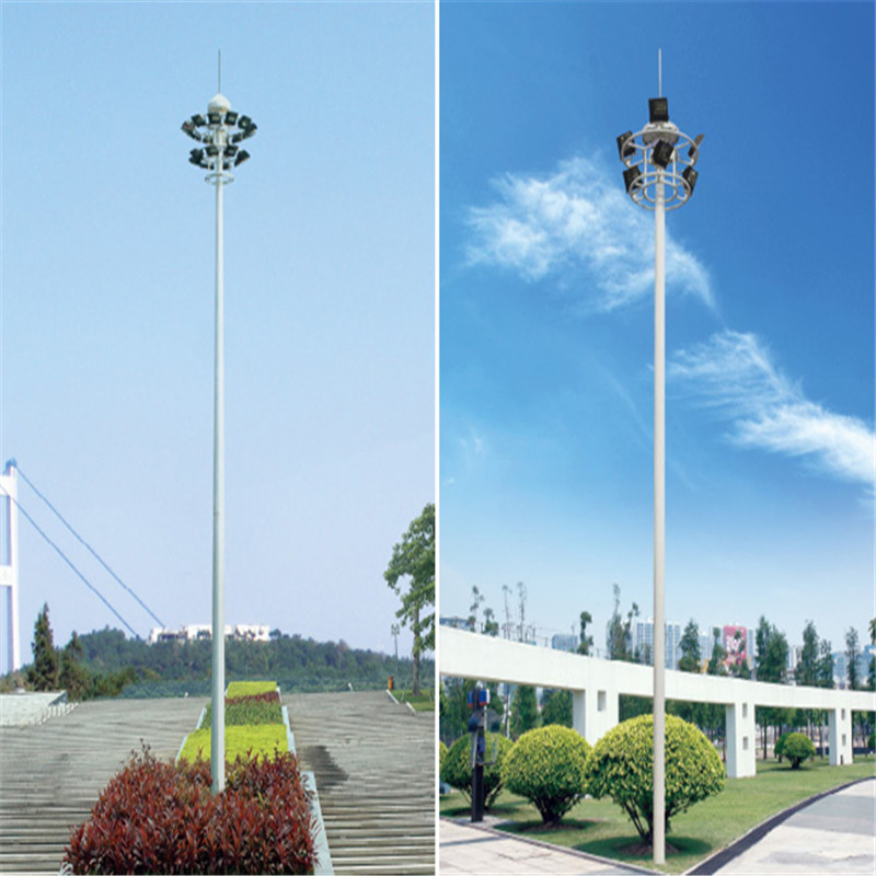 Polygonal LED High Mast Tower with 30m Height
