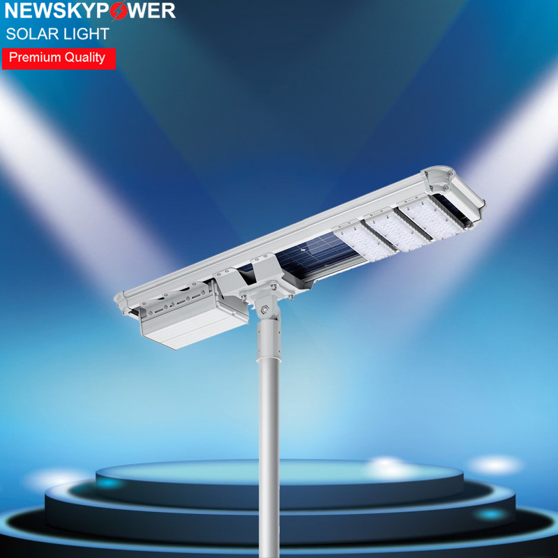 Double-Sided Charging Outdoor Waterproof Integrated LED All in One Solar Street Lamp 40W-120W