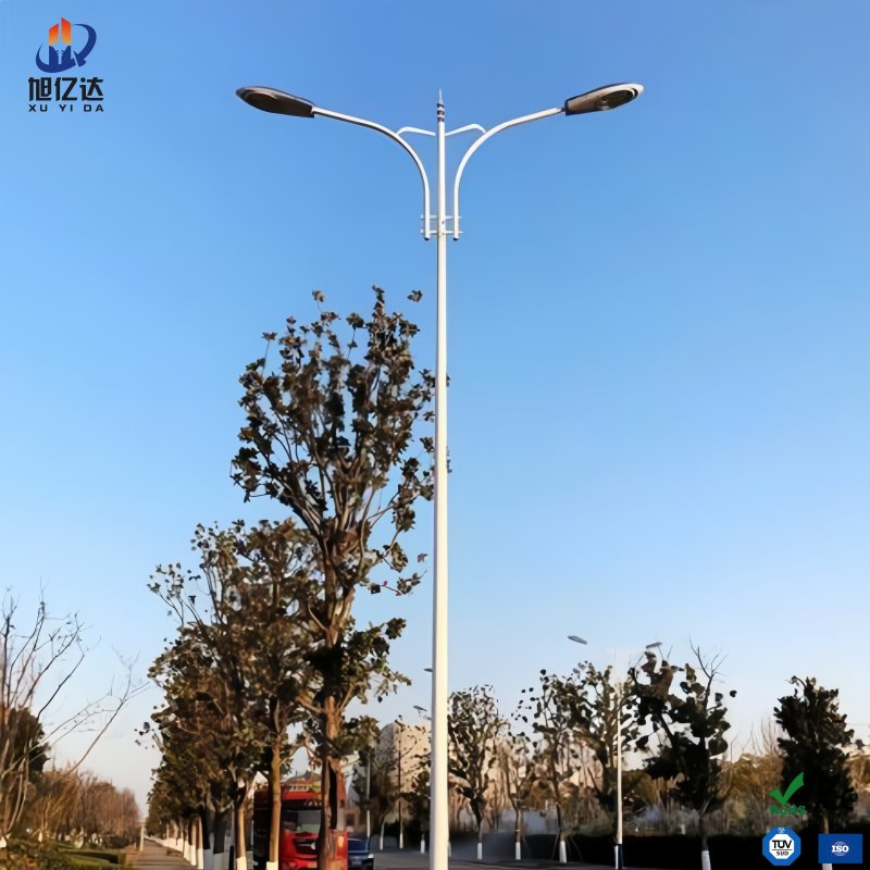 Outdoor Hot DIP Galvanized 5m-12m Road Lighting Pole with Arm