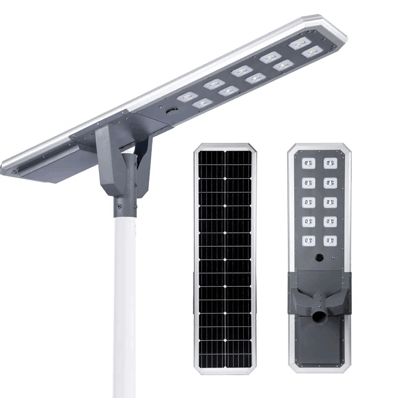 Powerful LiFePO4 Battery 60W 70W LED Solar Powered Street Light LED Outdoor Lights Dusk to Dawn Germany for Outdoor Environment