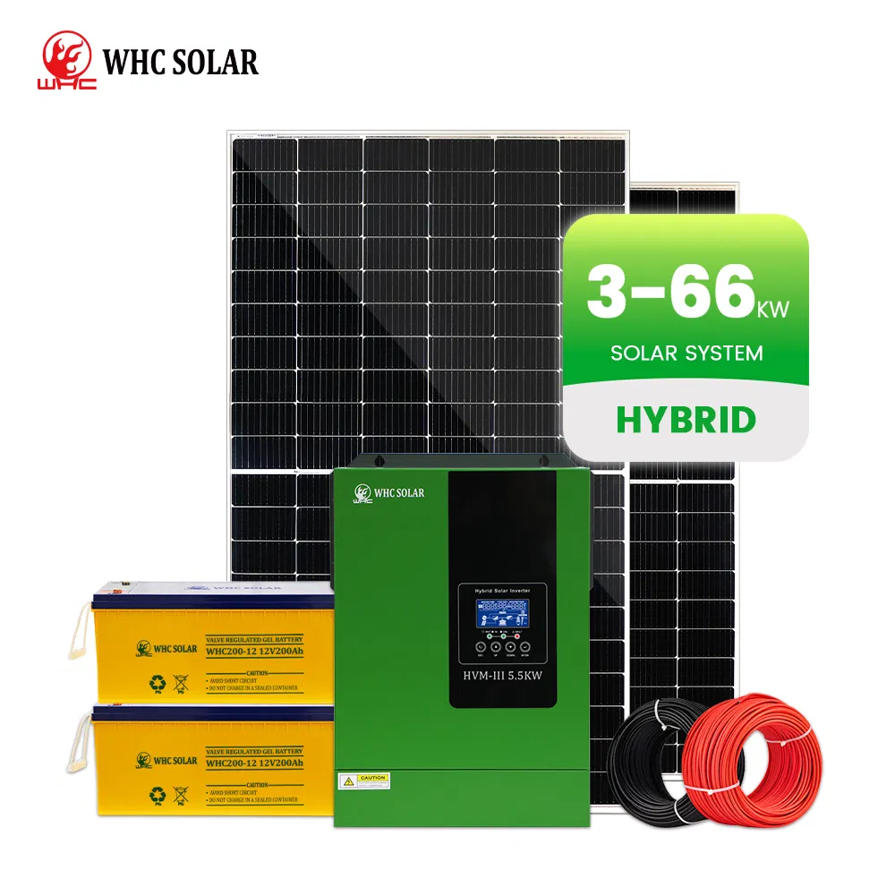 Whc Wholesale 5kw/10kw Monocrystalline Movable off-Grid Solar PV Battery Storage Energy Power Panel System for Home Lighting