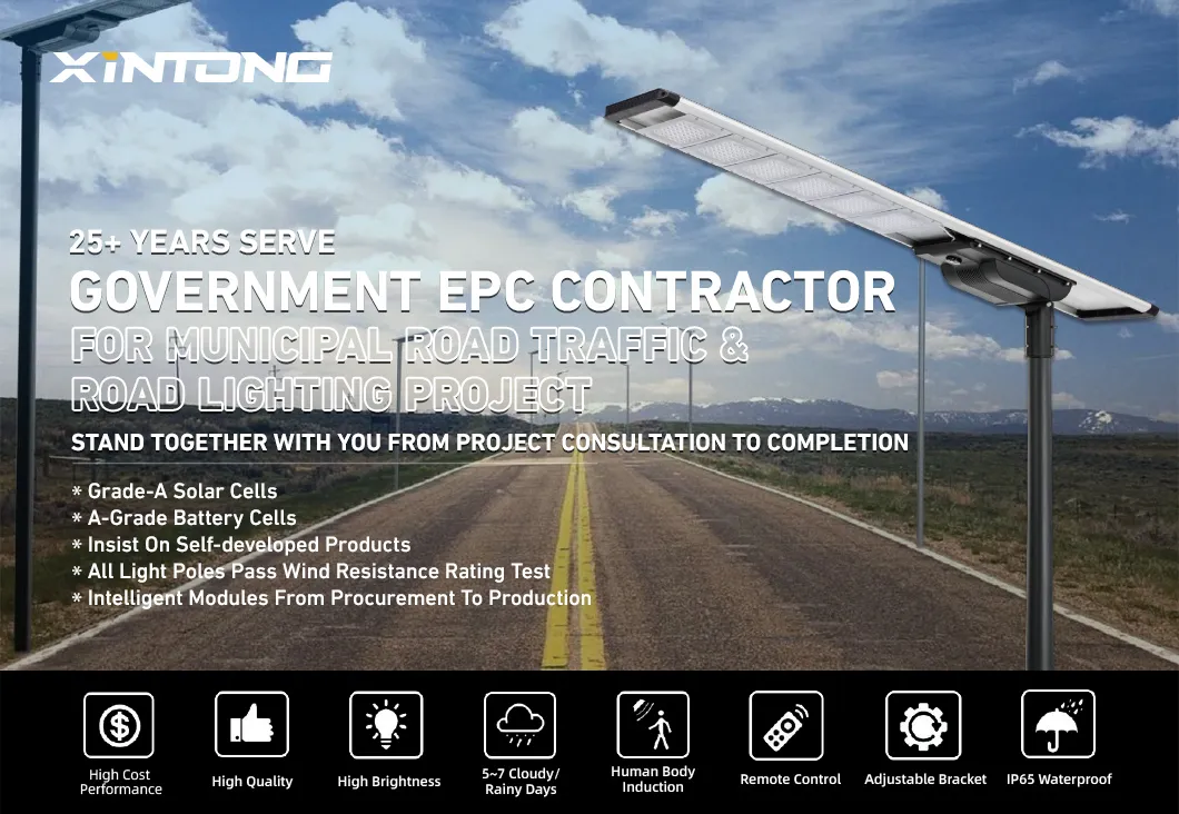 Integrated LED Solar Street Lamp