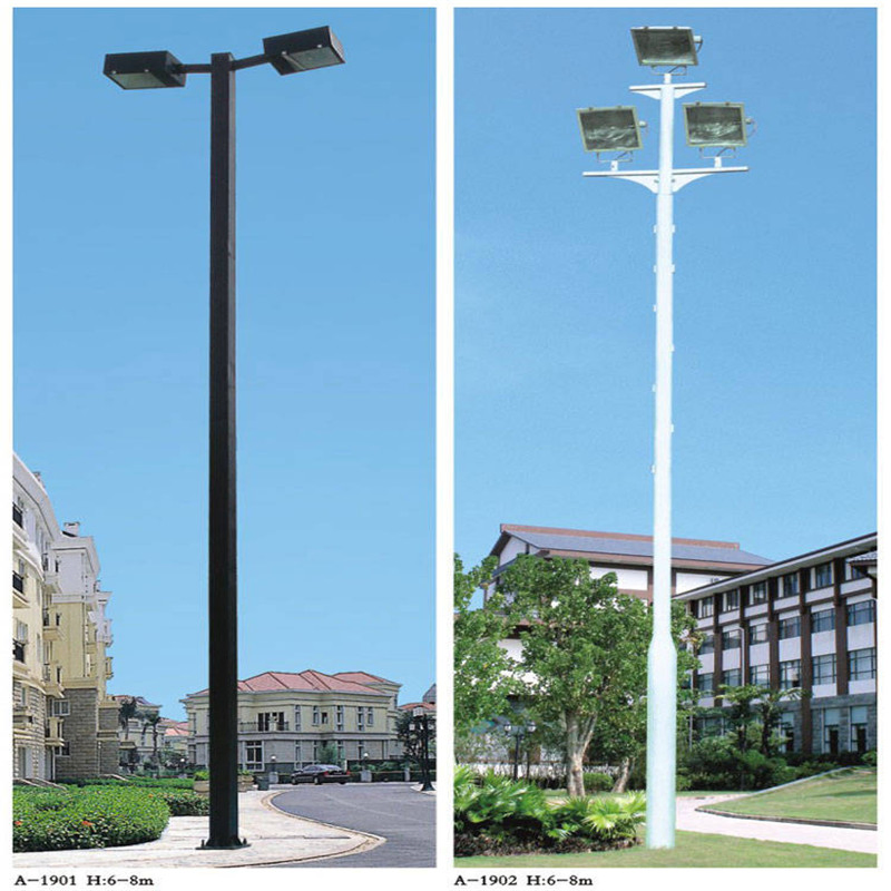 LED High Mast Tower with Round Shape