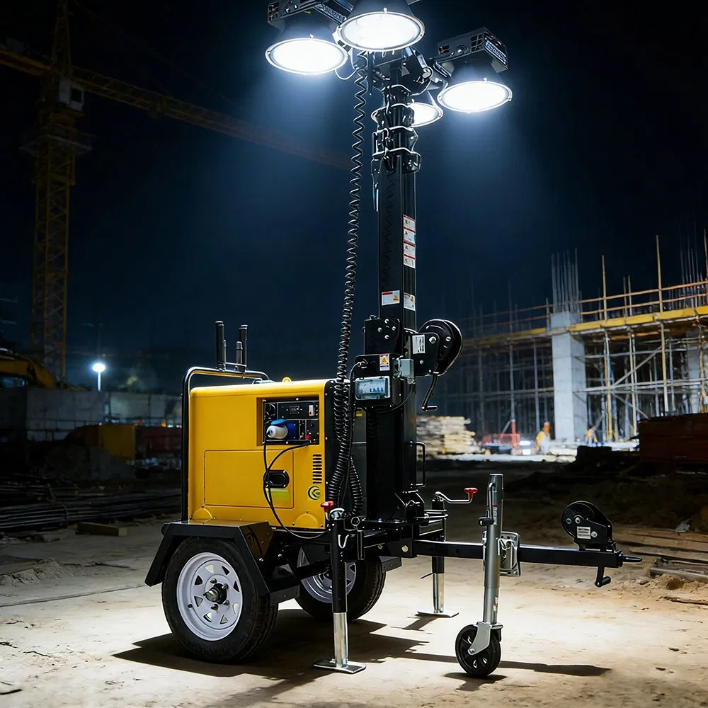 Floodlight Tower for Stadium Temporary Lighting