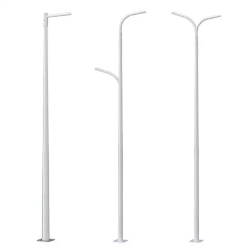IP66 Hot-DIP Galvanized Conical Octagonal Steel Metal Street Lighting Pole