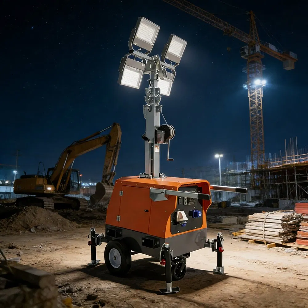 Telescopic Mast Tower for Adjustable Height Needs