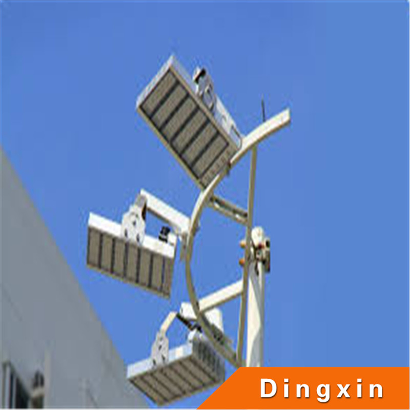 Polygonal LED High Mast Tower with Metal Halide Lamp