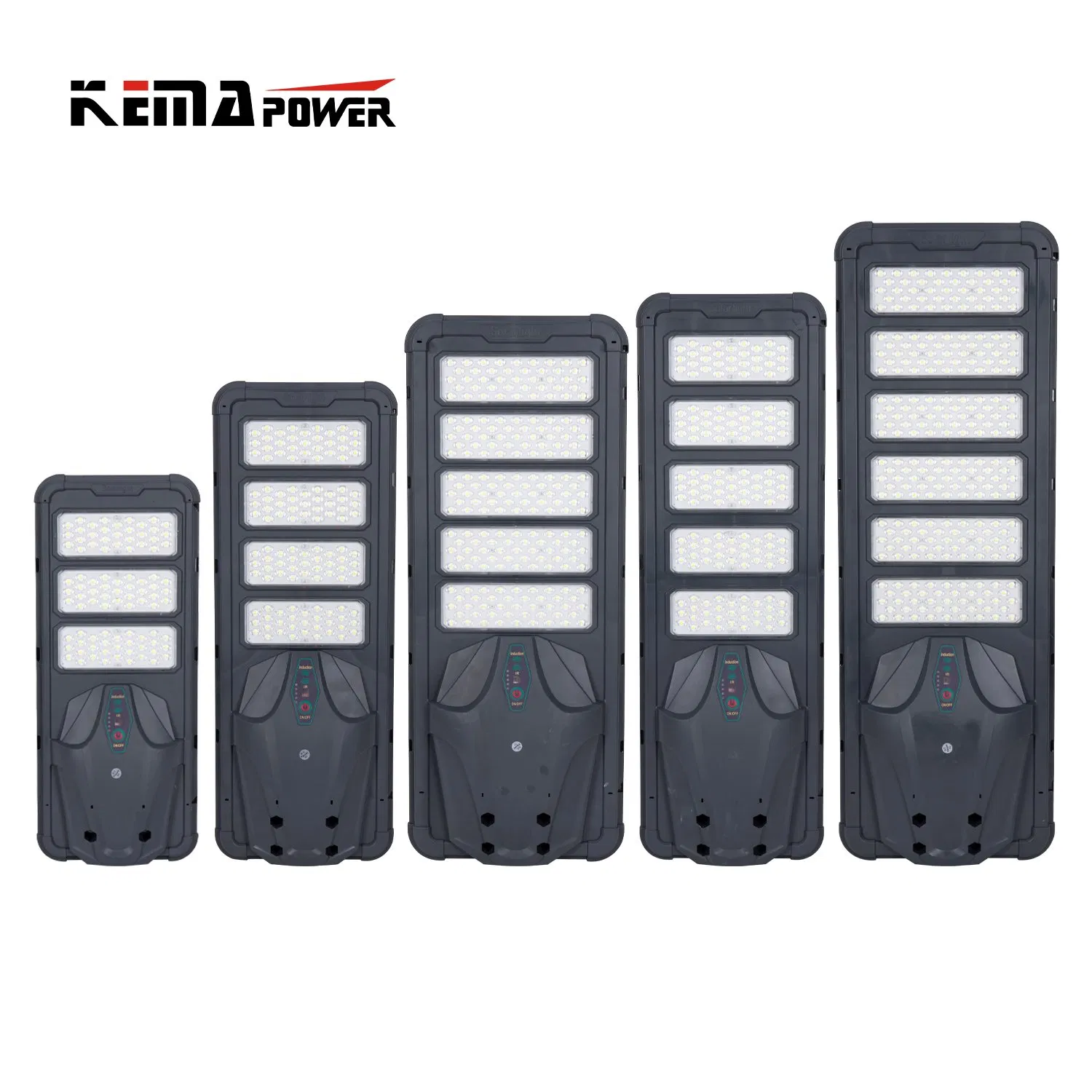 Factory Direct Waterproof IP65 Streetlight Outdoor Die-Casting Aluminium 300W 400W 500W Integrated All in One LED Solar Road Lamp Lamp