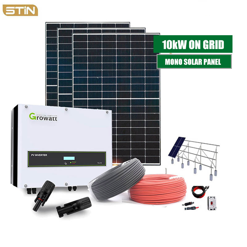 Wholesale 5kw/10kw Monocrystalline Movable on-Grid Solar PV Battery Storage Energy Power Panel System for Home Lighting