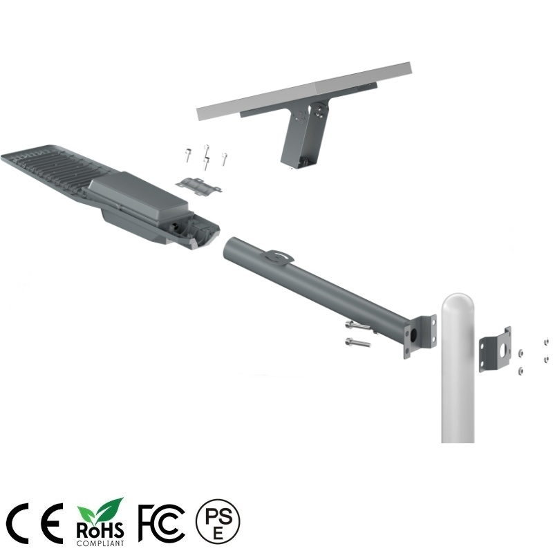 500W 45000mAh LiFePO4 Battery 3600lm Solar Powered Street Lights for Sale