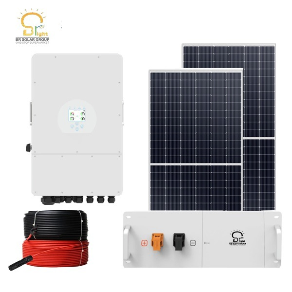 Manufacture Silicon Commercial Lighting Tracker Price Home Monocrystalline Panel Solar Power System