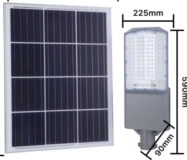 High Quality 250W 6V Photovoltaic Panel Split Type Solar Street Light LED Lamp Lighting