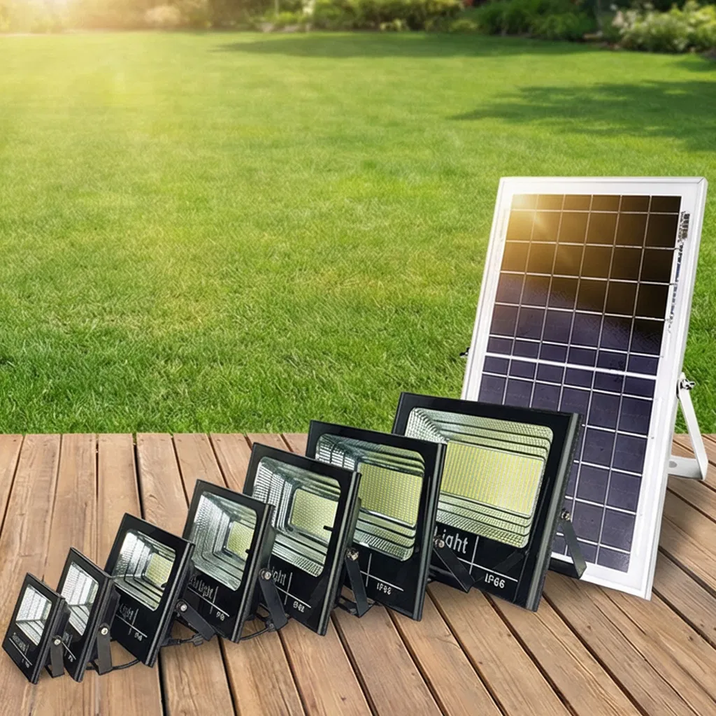 Energy Saving Wholesale Price Street IP65 Waterproof Outdoor Lamp Lights 50W 100W 200W 300W Solar Powered Floodlight LED Flood Light